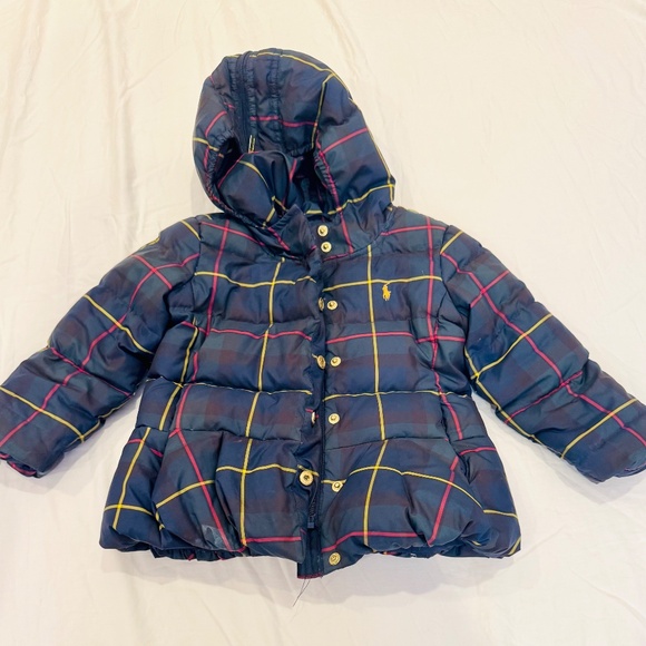 Girls Ralph Lauren puffer jacket - Picture 4 of 5